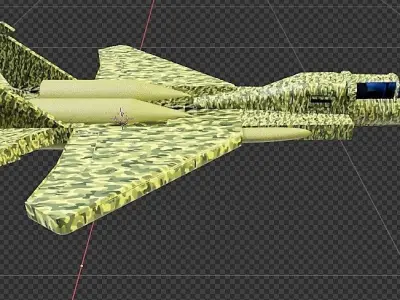 WAR JET-ELICOPTER MILLITARY 3D model