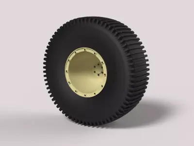 Offroad wheel 28 3D model