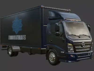 Delivery truck 3D Model 3D model from CGTrader