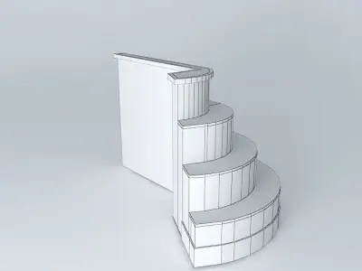 Kit615 Gôndola Curve Free 3D model