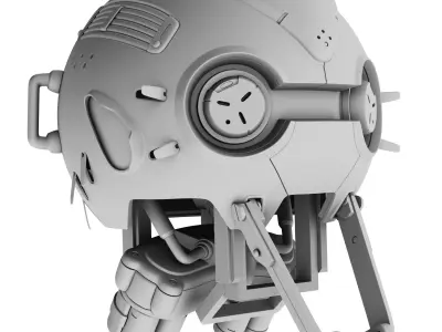 Hub Robot 3D model
