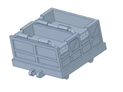 roller coaster vehicle Free 3D print model