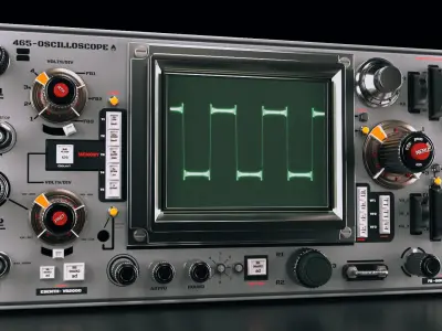 control panel 3D model 13