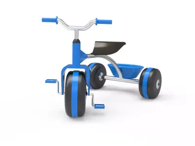 Kids Bicycle  Low-poly 3D model purchase