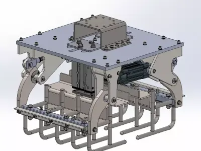 Robotic Pneumatic Gripper 3D model