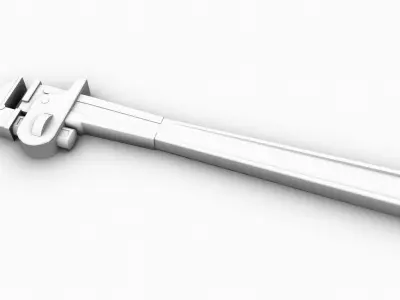 adjustable wrench 3dmodel 3D model