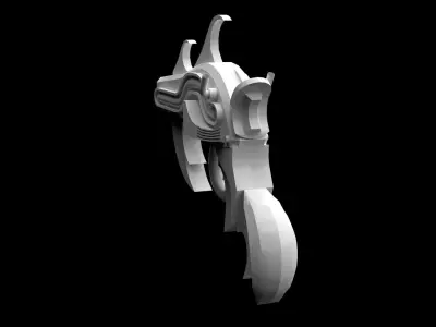 Weapon Free low-poly 3D model