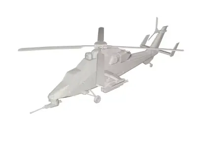 Military Helicopter concept Low-poly 3D model by vlad25 from CGTrader