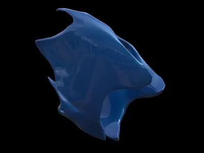 Motorcycle Fairings base 3D model