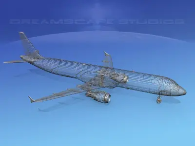 Airbus A321 Corporate 7 3D model