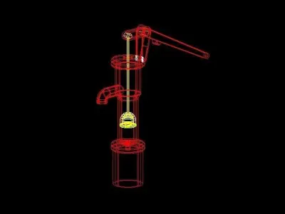 Water Hand Pump 3D model purchase