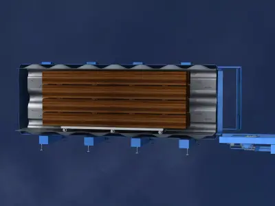 Microwave oven industrial 3D model