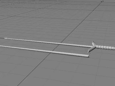 Sword - Scottish Claymore 3D model