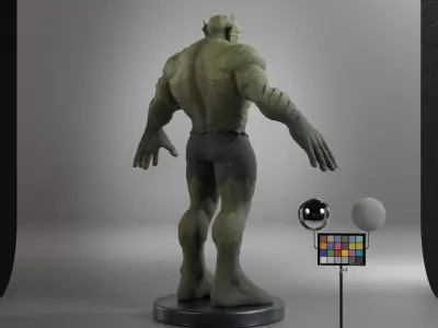  Abomination Low-poly 3D model