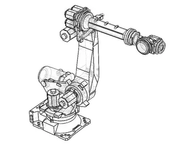Fanuc R-2000iC 165F Free 3D model