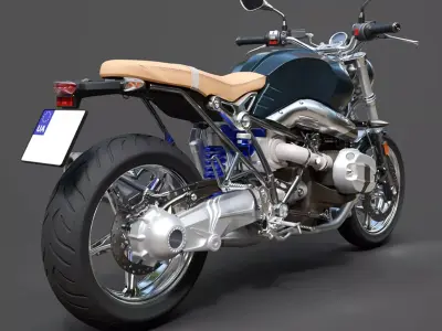R NineT Pure - High Detail 3D Model 3D model