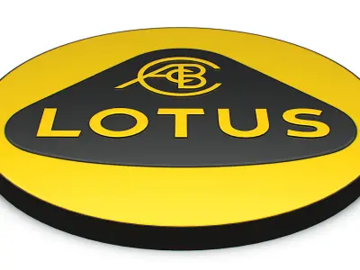 Lotus logo 3D model purchase