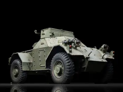 Feret Armoured Car 3D model