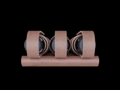 Long Potion Holder Low-poly 3D model