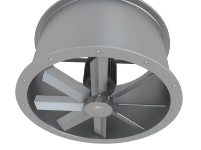 Axial Flow Fan 3D model