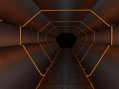 Sci Fi Corridor  3D model purchase