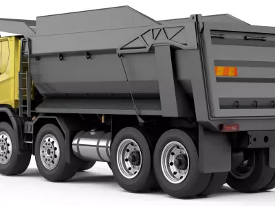 Truck G500 tipper 2022 3D model