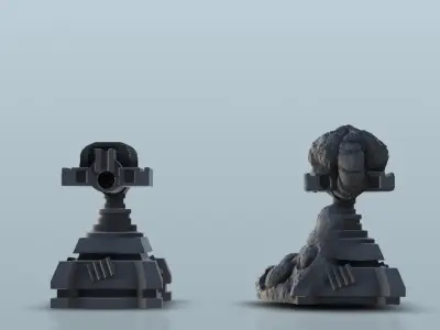Ion canon turret - Warhammer 40 000 40k Star Wars Legion 3D 3D print model
