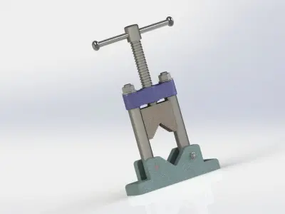 pipe vice 3D model buy
