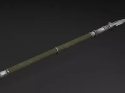 Spear weapon Free low-poly 3D model