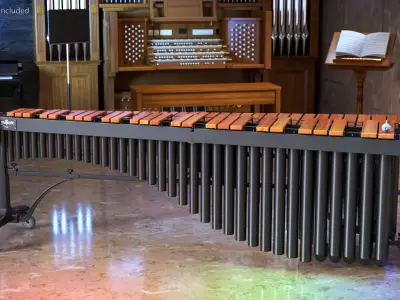 Marimba Musical Instrument Majestic M650DB 3D model