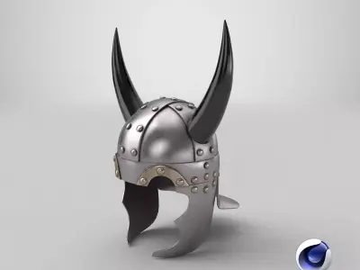 Viking Helmet 03 3D model