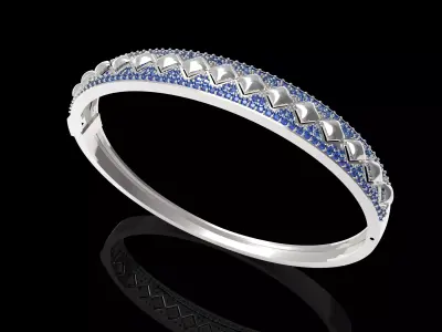 Art Deco Bracelet 02 3D print model