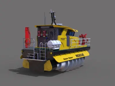Arctic Rescue Vehicle 3D print model
