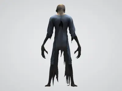 Shadow Stalker Low-poly 3D model