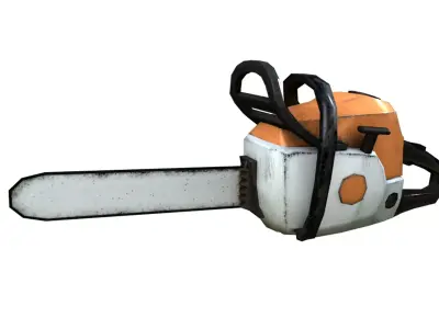 Chainsaw Low-poly 3D model order