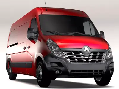 Renault Master L3H2 Van 2017 3D model