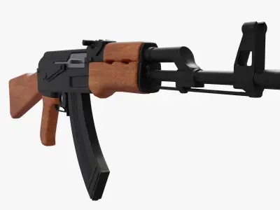 AK-47 3D model purchase