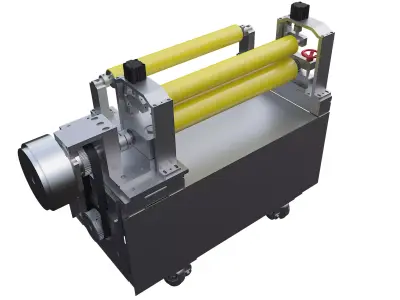 Advertising film laminating machine 3D model