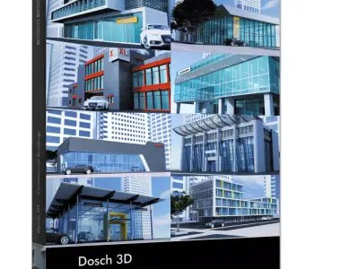 Dosch 3D - Commercial Buildings 3D model