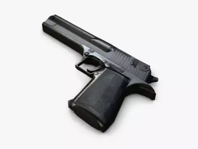 Magnum Gun 3D model purchase
