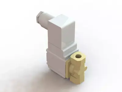 Valvula Solenoide SMC VX212BZ2A Solenoid Valve 3D model