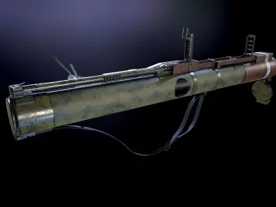 Rocket Launcher 3D model purchase