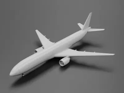 Boeing 777-300ER 3D model buy