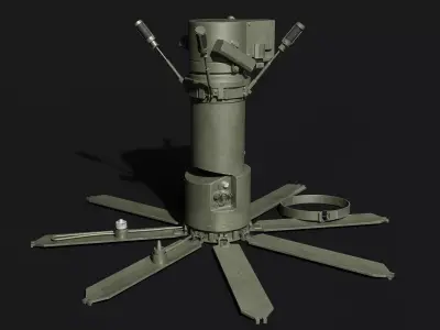 PTKM anti tank mine 3D model