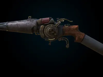 Valient Thor II Space Pistol 3D model