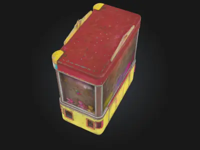 Claw Machine Nostalgia  Retro Arcade Charm in 3D 3D model