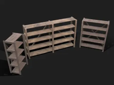 Pottery Shelves Three Pack
