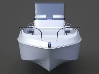 Motor Boat 01 3D model