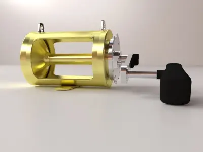 Fishing Reel 3D model get