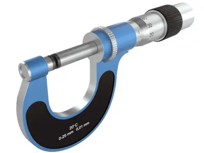 Micrometer 3D model